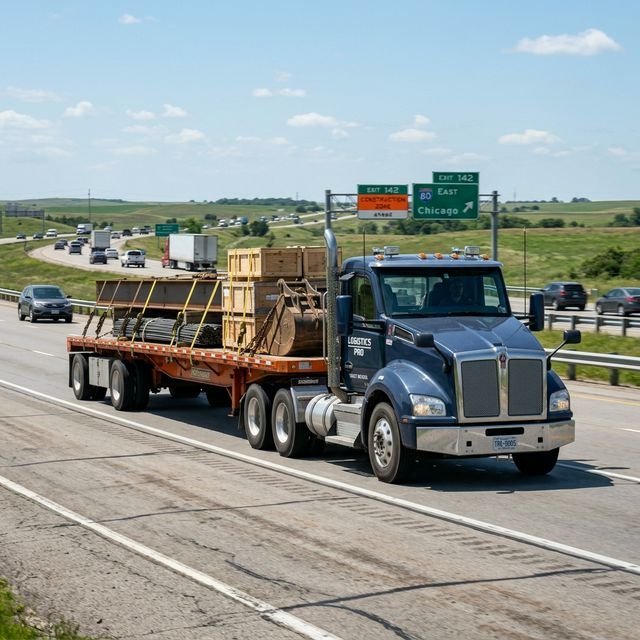 Flatbed truck