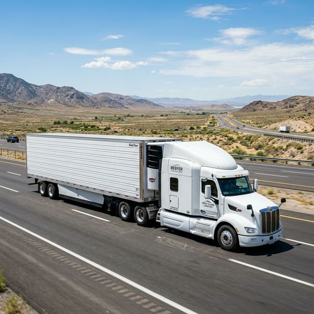 Refrigerated trailer truck
